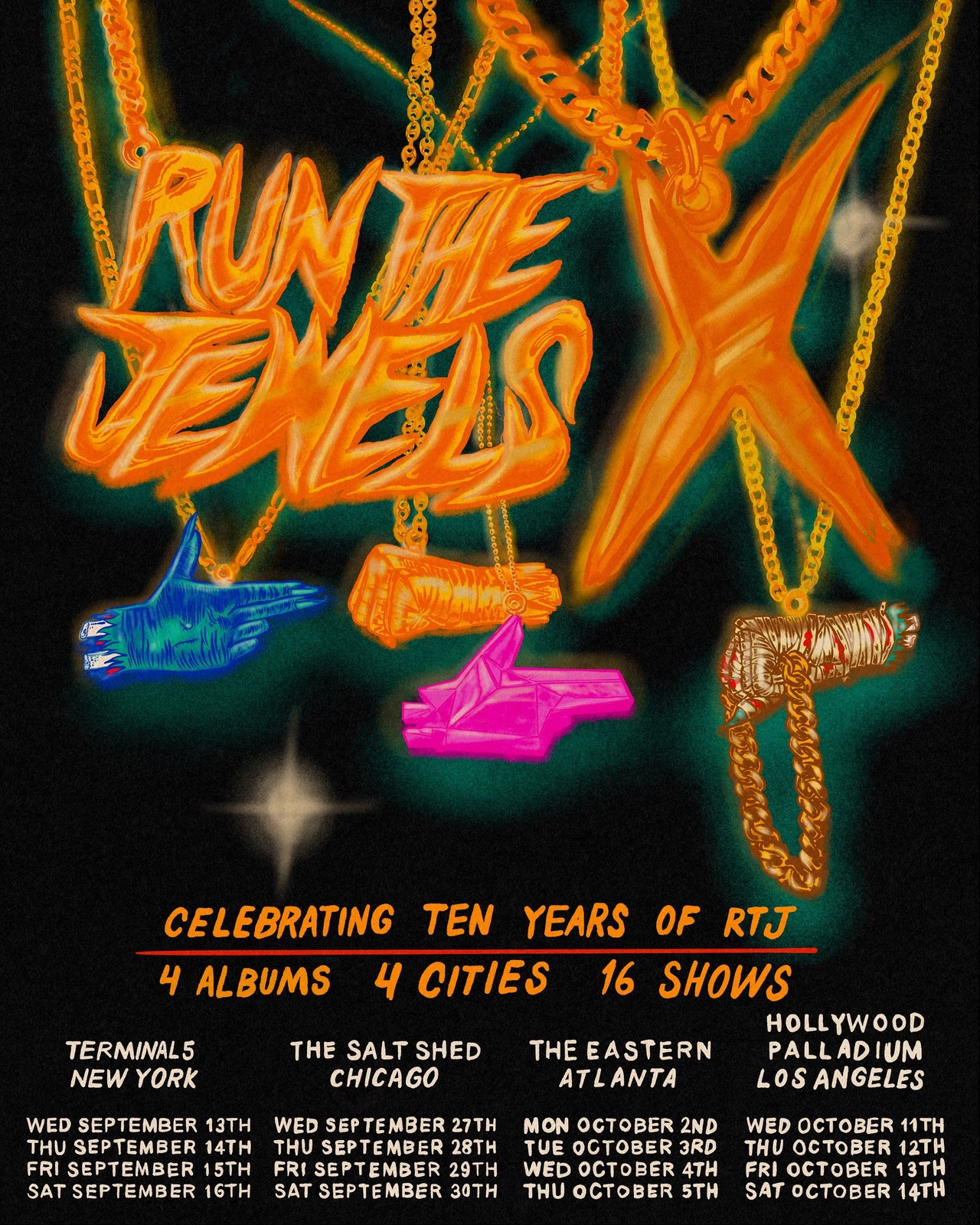 Run the Jewels tour poster